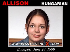 Watch Allison first XXX video. A Hungarian girl, Allison will have sex with Pierre Woodman. 