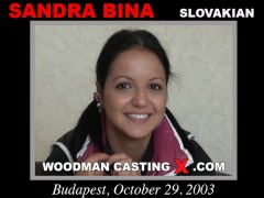 Download Sandra Bina casting video files. A Slovak girl, Sandra Bina will have sex with Pierre Woodman. 
